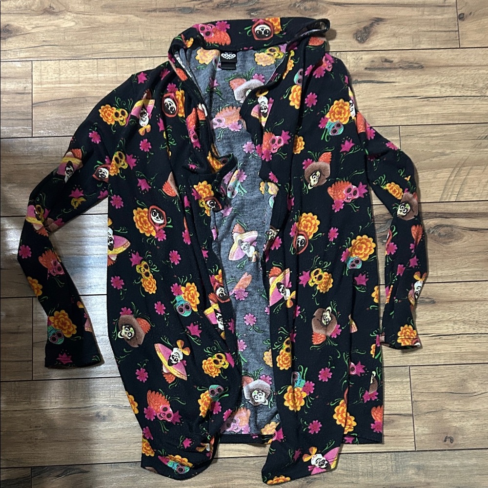 Disney COCO Colorful Floral Open Cardigan - One Size